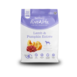 Concentrado para Perro NutriSource Pure Vita Lamb & Pumpkin Grain Free