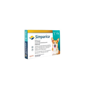 Simparica (Sarolaner) 40 mg (1 Tableta 10 a 20 kg)