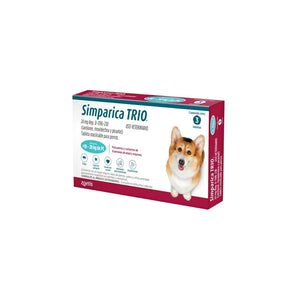 Simparica Trio Blue de 24 mg (10-20 kg por 3 Tabletas)