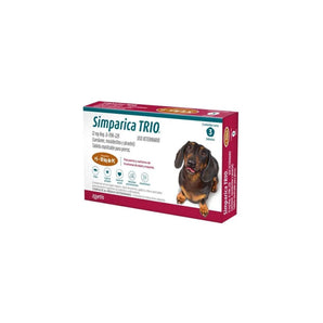 Simparica Trio Caramel de 12 mg (5-10 kg por 3 Tabletas)