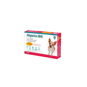 Simparica Trio Gold de 3 mg (1.25 – 2.5 kg por 1 Tableta)
