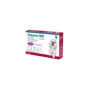 Simparica Trio Purple de 6 mg (2.5-5 kg por 1 Tableta)