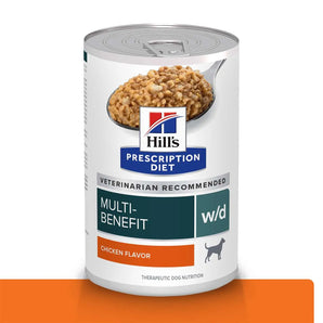 ALIMENTO HÚMEDO PRESCRIPTION DIET W/D MULTI-BENEFIT CANINE LATA 13 ONZ